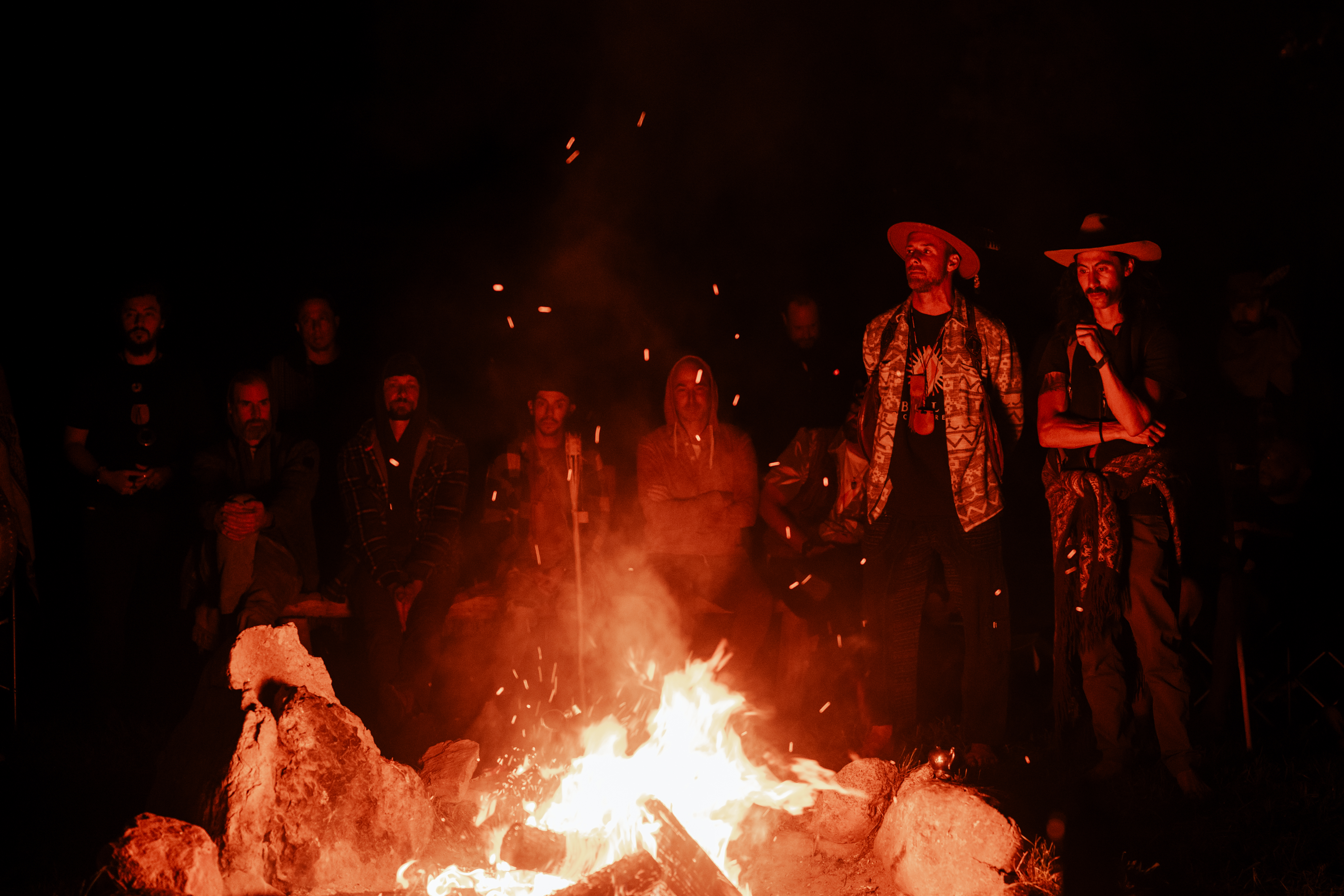 Devotional Fire Teams campfire gathering