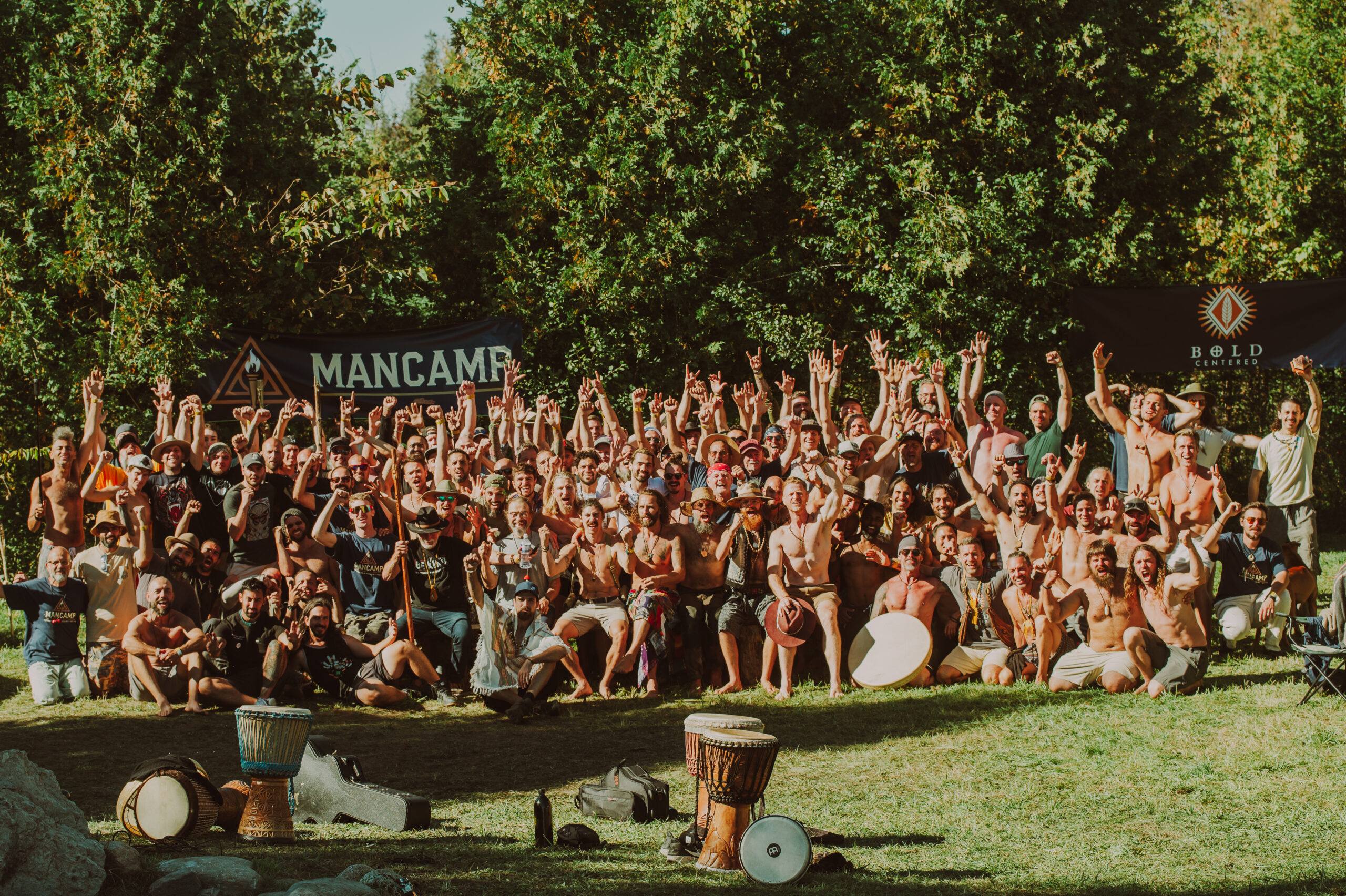 Bold & Centered men gathered in brotherhood